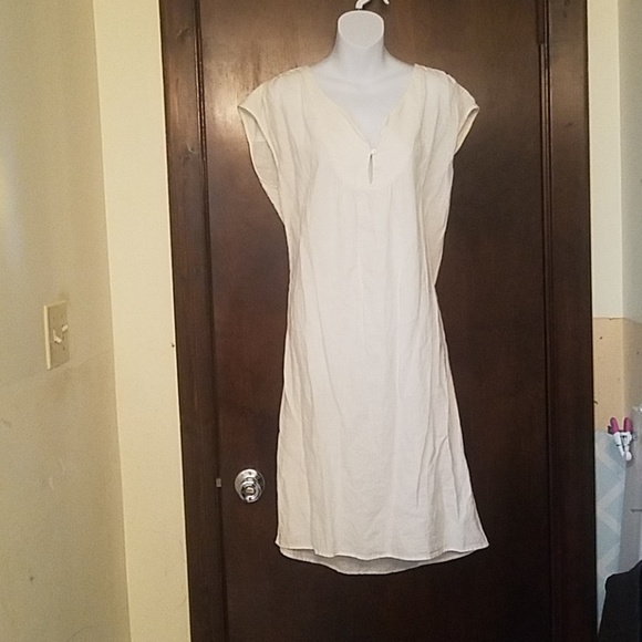 Kookai Dresses & Skirts - Kookai Off White Linen Dress